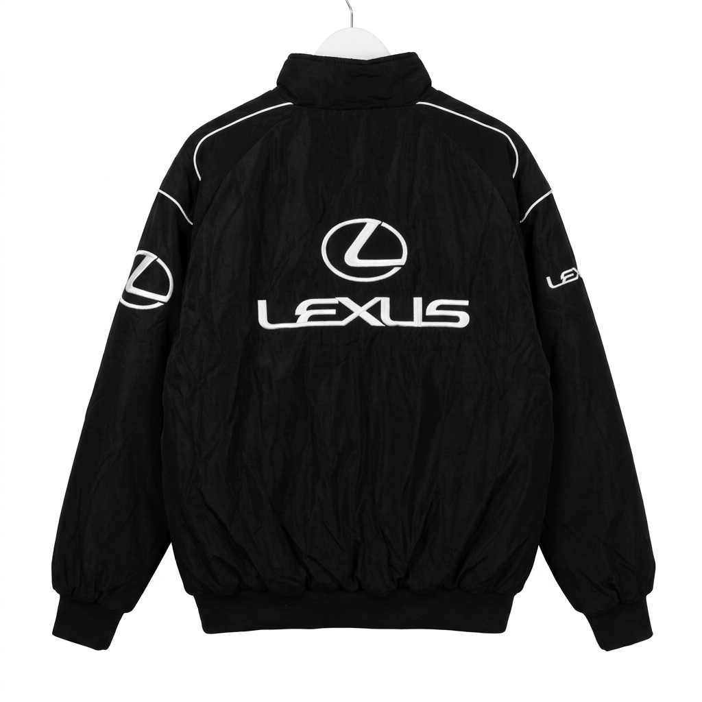 LEXUS レーシングジャケット / F1ジャケット ブラック 300km/h Club 背面