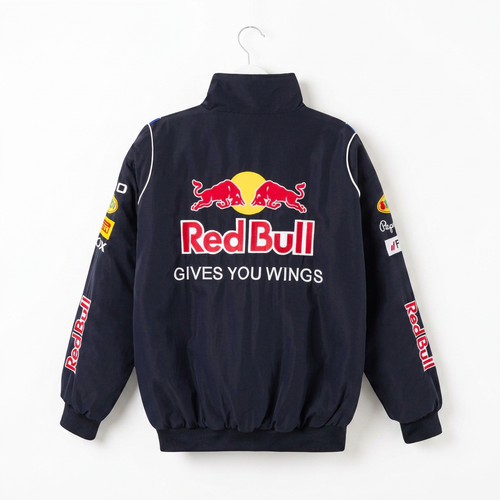 Red Bull レーシングジャケット / F1ジャケット ダーク 300km/h Club 背面