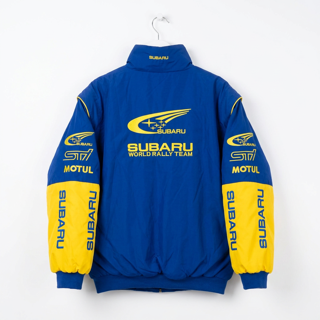 SUBARU Rally Racing Jacket Yellow